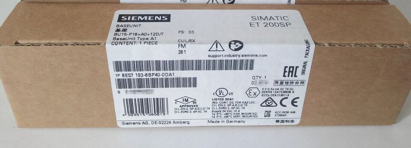 Модуль ввода-вывода Siemens 6ES7193-6BP40-0DA1