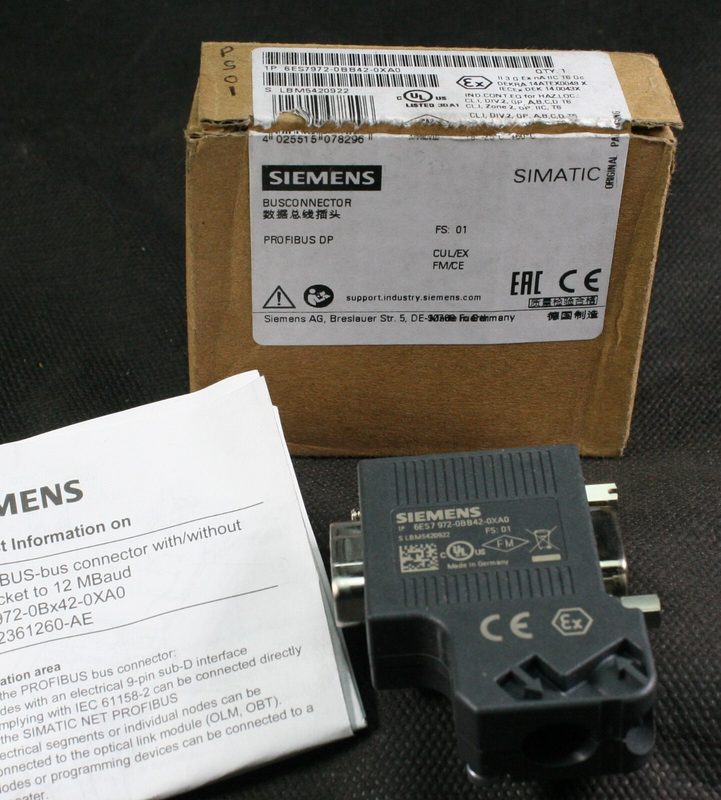 Разъём Siemens 6ES7972-0BB42-0XA0