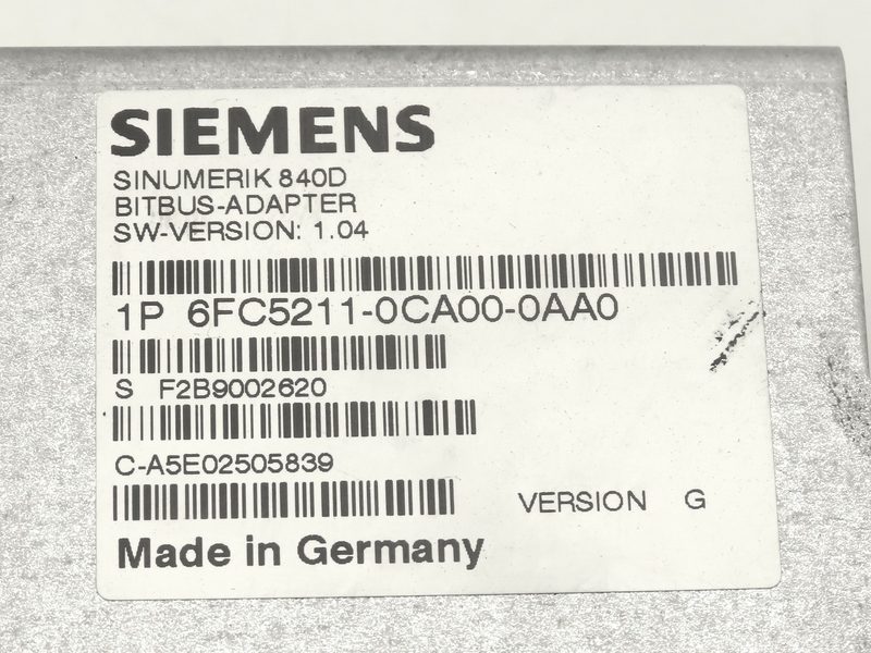 Стойка Siemens 6FC5211-0CA00-0AA0