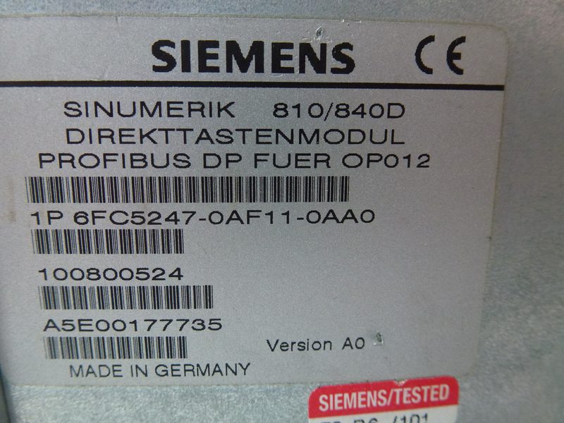 Стойка Siemens 6FC5247-0AF11-0AA0