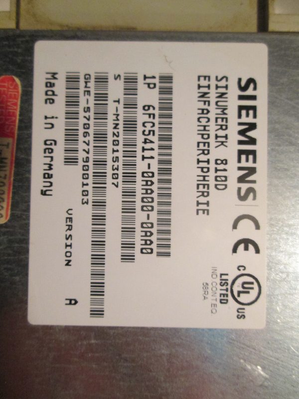 Стойка Siemens 6FC5411-0AA00-0AA0