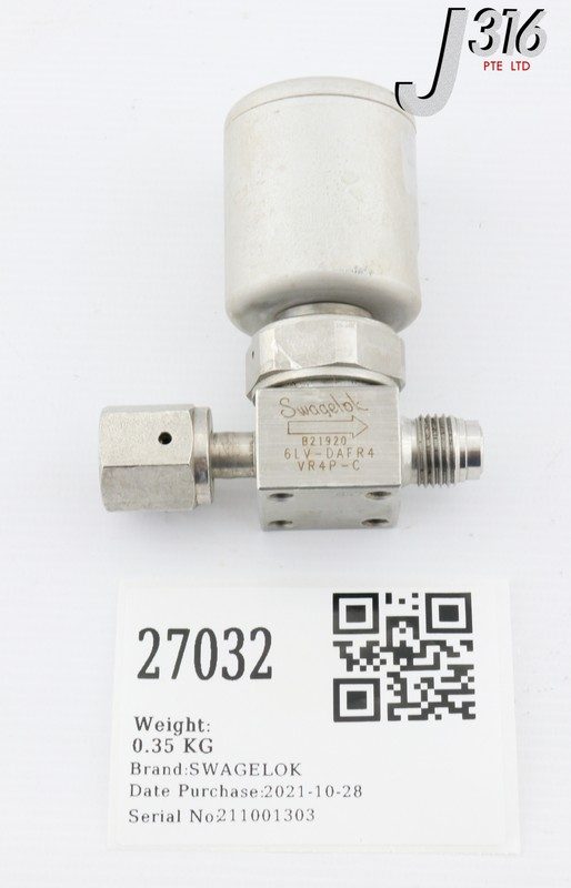 Клапан Swagelok 6LV-DAFR4VR4P-C