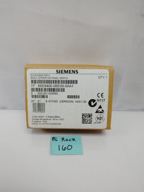 Частотный преобразователь Siemens 6SE6400-0BE00-0AA1