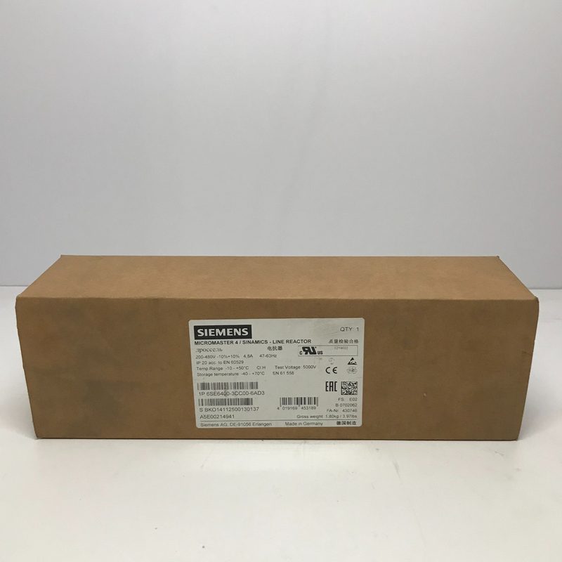 Частотный преобразователь Siemens 6SE6400-3CC00-6AD3