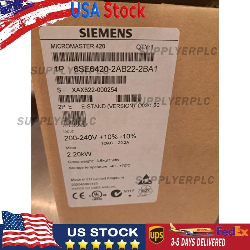 Частотный преобразователь Siemens 6SE6420-2AB22-2BA1