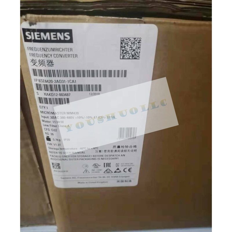 Частотный преобразователь Siemens 6SE6420-2AD31-1CA1