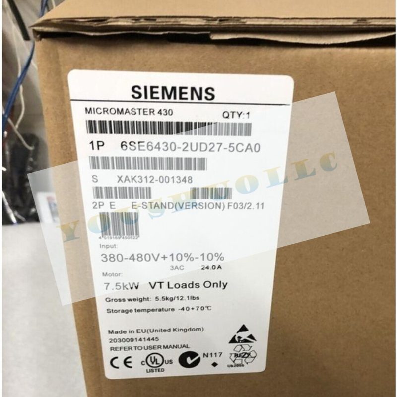Частотный преобразователь Siemens 6SE6430-2UD27-5CA0