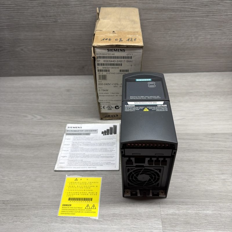 Частотный преобразователь Siemens 6SE6440-2AB17-5AA1