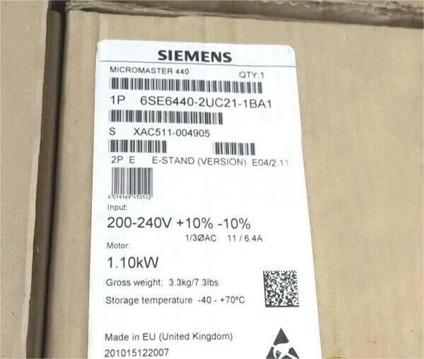 Частотный преобразователь Siemens 6SE6440-2UC21-1BA1
