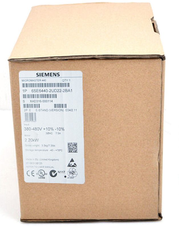 Частотный преобразователь Siemens 6SE6440-2UC22-2BA1