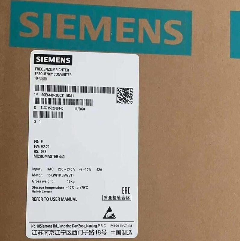Частотный преобразователь Siemens 6SE6440-2UC31-5DA1