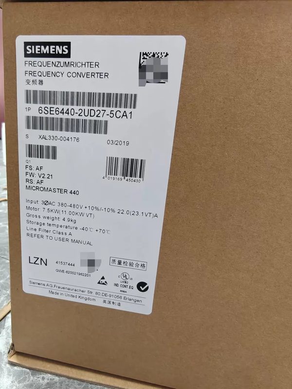 Частотный преобразователь Siemens 6SE6440-2UD27-5CA1