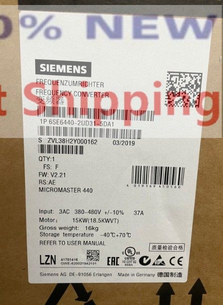 Частотный преобразователь Siemens 6SE6440-2UD31-5DA1