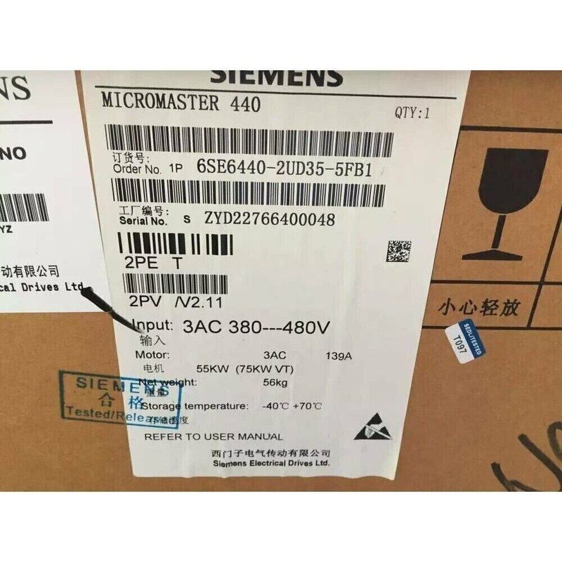 Частотный преобразователь Siemens 6SE6440-2UD35-5FB1