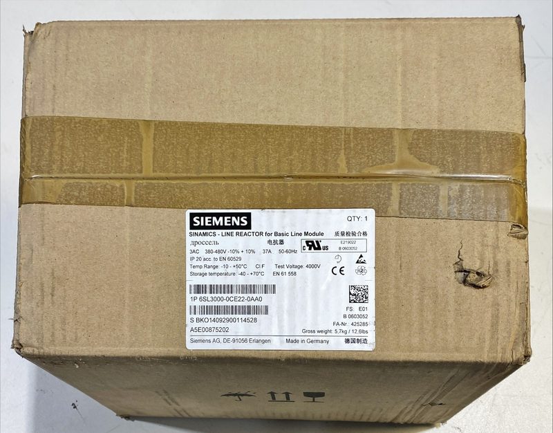 Частотный преобразователь Siemens 6SL3000-0CE22-0AA0