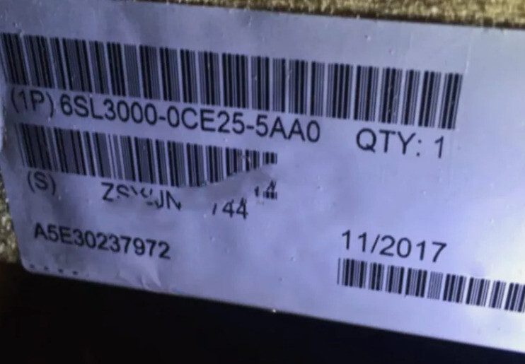 Частотный преобразователь Siemens 6SL3000-0CE25-5AA0