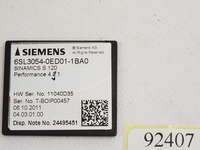 Частотный преобразователь Siemens 6SL3054-0ED01-1BA0
