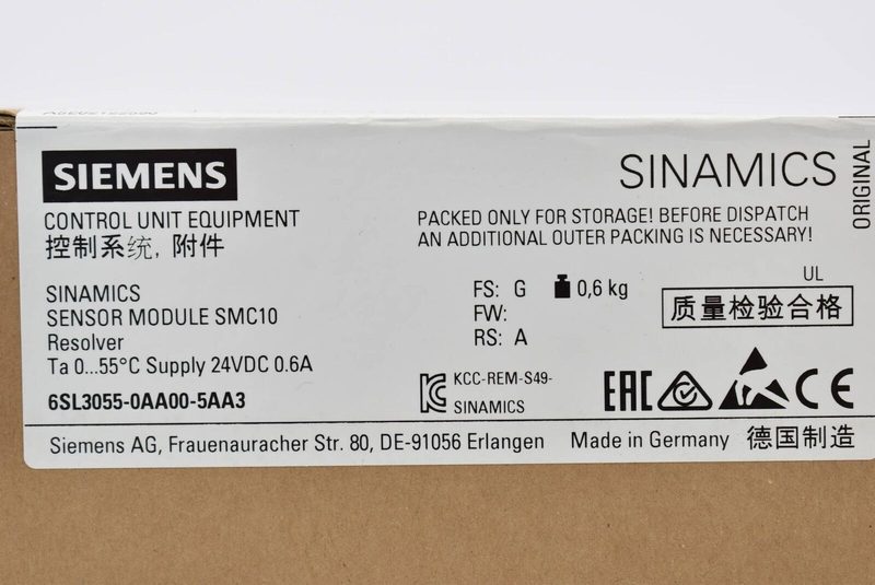 Частотный преобразователь Siemens 6SL3055-0AA00-5AA3