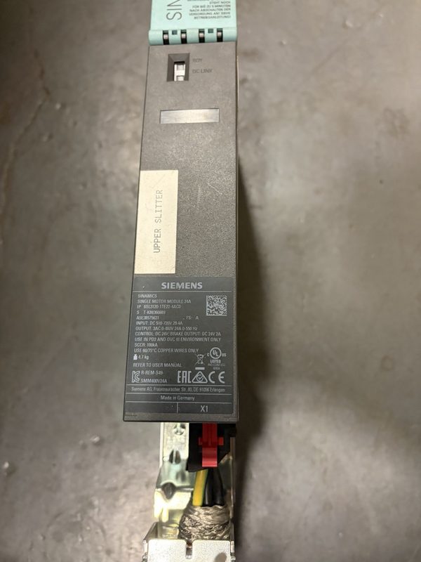 Частотный преобразователь Siemens 6SL3120-1TE22-4AC0