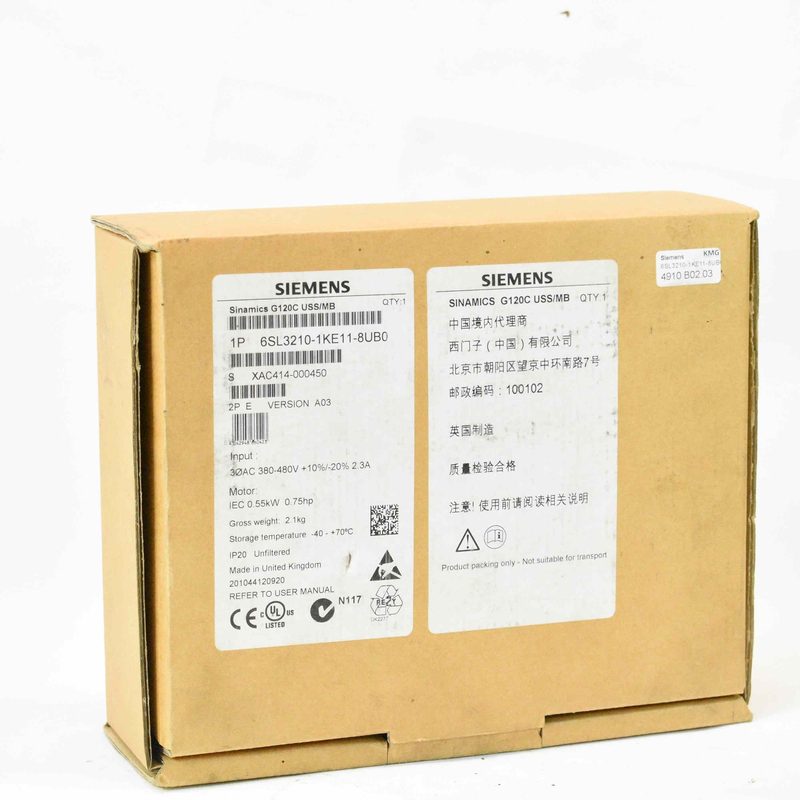 Частотный преобразователь Siemens 6SL3210-1KE11-8UB0