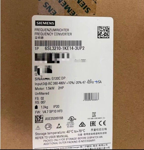 Частотный преобразователь Siemens 6SL3210-1KE14-3UP2