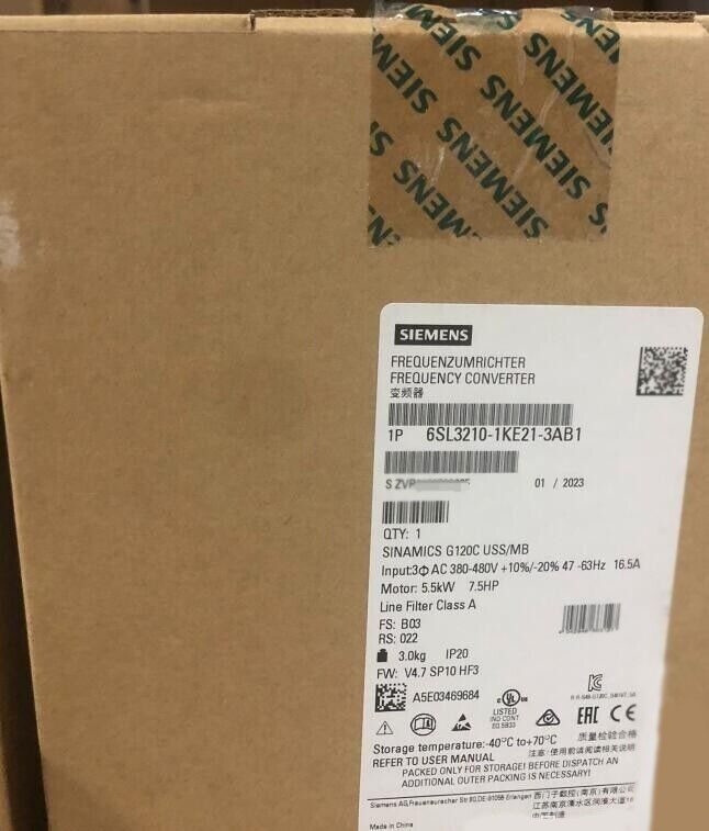 Частотный преобразователь Siemens 6SL3210-1KE21-3AB1
