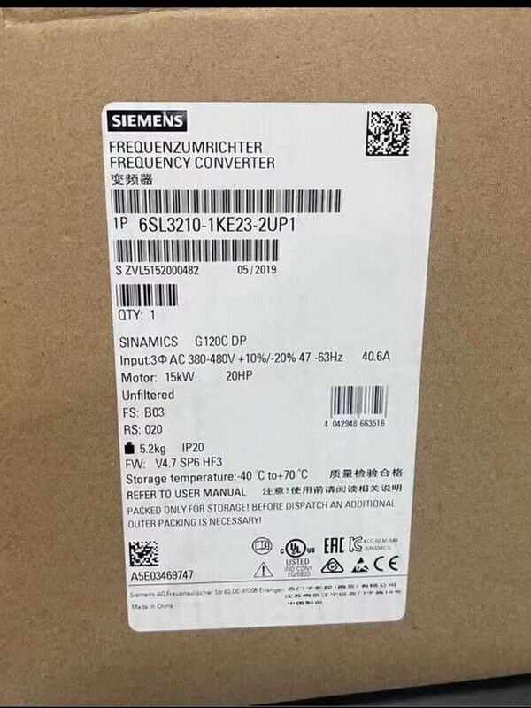 Частотный преобразователь Siemens 6SL3210-1KE23-2UP1