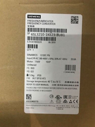 Частотный преобразователь Siemens 6SL3210-1KE23-8UB1