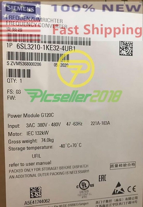 Частотный преобразователь Siemens 6SL3210-1KE32-4UF1