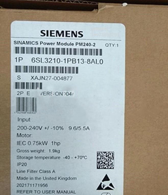 Частотный преобразователь Siemens 6SL3210-1PB13-8AL0