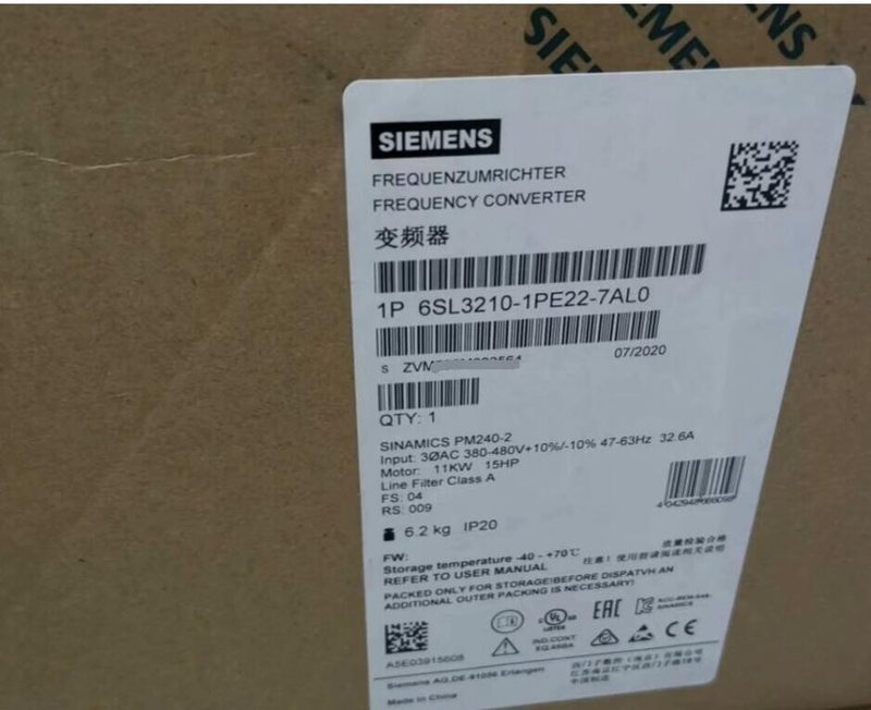 Частотный преобразователь Siemens 6SL3210-1PE22-7AL0