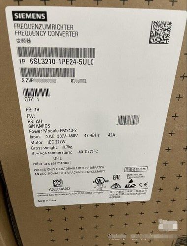 Частотный преобразователь Siemens 6SL3210-1PE24-5UL0