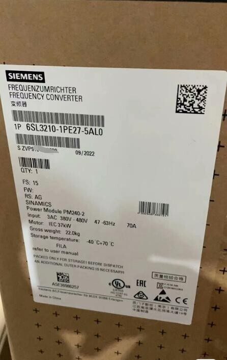 Частотный преобразователь Siemens 6SL3210-1PE27-5AL0