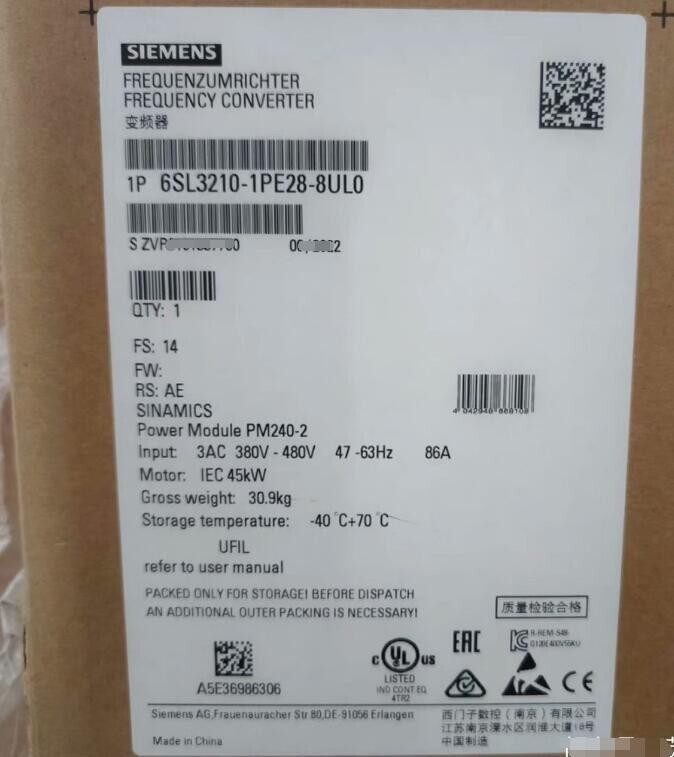 IIoT-устройство Siemens 6SL3210-1PE28-8UL0