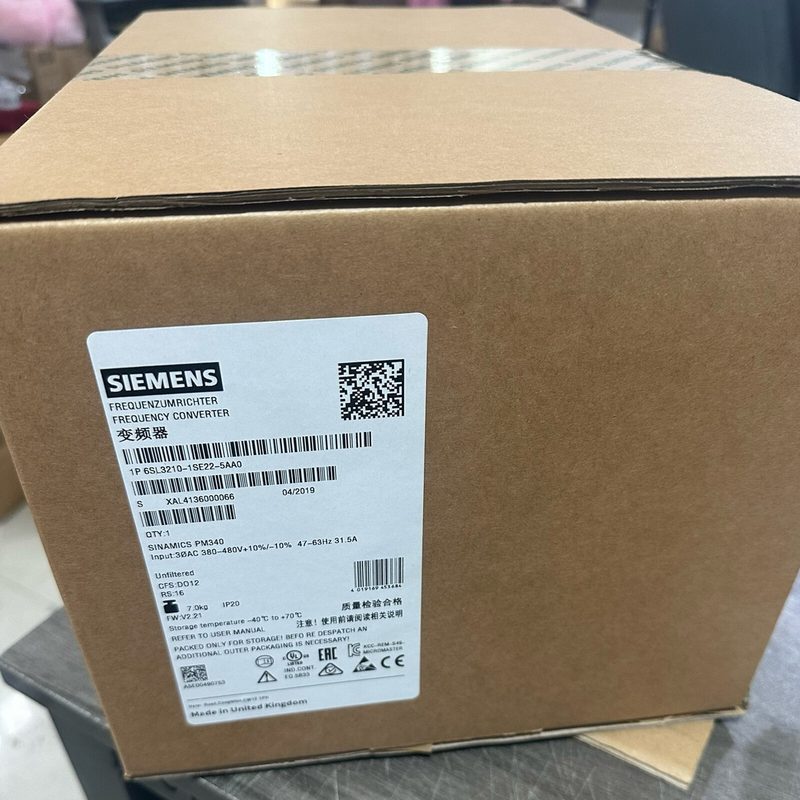Частотный преобразователь Siemens 6SL3210-1SE22-5AA0