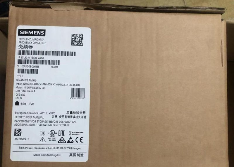 Частотный преобразователь Siemens 6SL3210-1SE23-2AA0