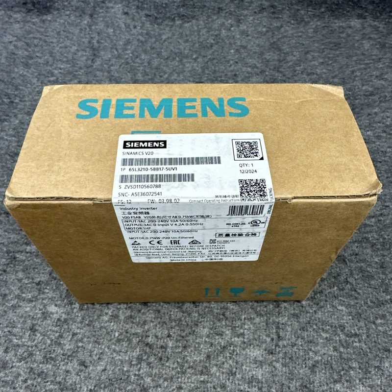 Частотный преобразователь Siemens 6SL3210-5BB17-5UV1