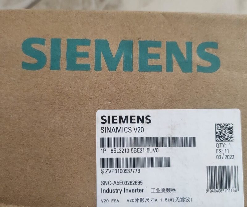 Частотный преобразователь Siemens 6SL3210-5BE21-5UV0