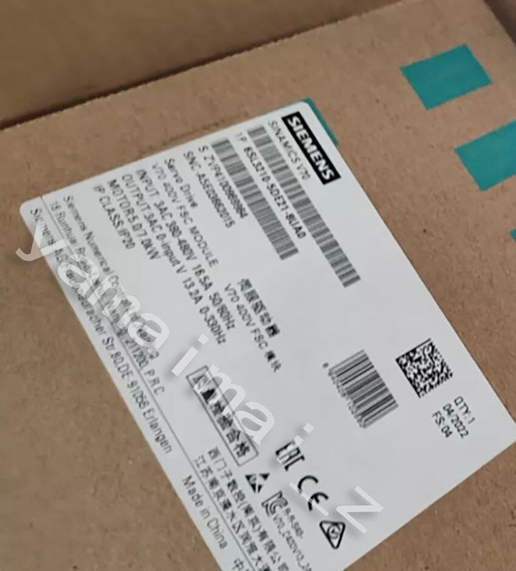 Сервопривод Siemens 6SL3210-5DE21-8UA0