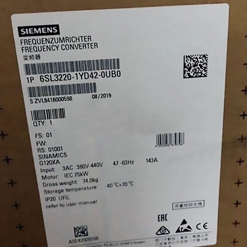 Частотный преобразователь Siemens 6SL3220-1YD42-0UB0