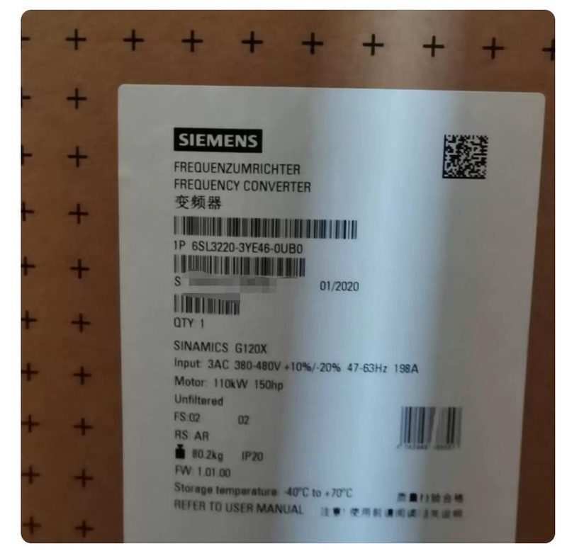 Частотный преобразователь Siemens 6SL3220-2YE46-0UP0