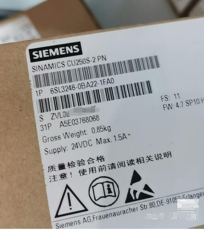 Частотный преобразователь Siemens 6SL3246-0BA22-1BA0
