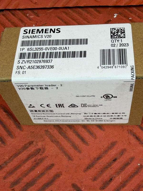 Частотный преобразователь Siemens 6SL3255-0VE00-0UA1