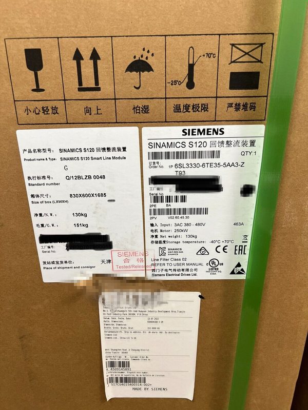 Частотный преобразователь Siemens 6SL3330-6TE35-5AA3