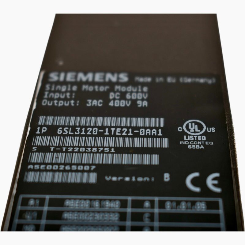 Частотный преобразователь Siemens 6SL3420-1TE21-0AA1