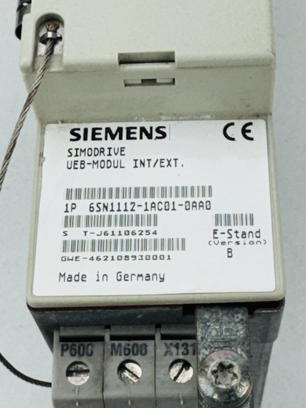 Сервоусилитель Siemens 6SN1112-1AC01-0AA1