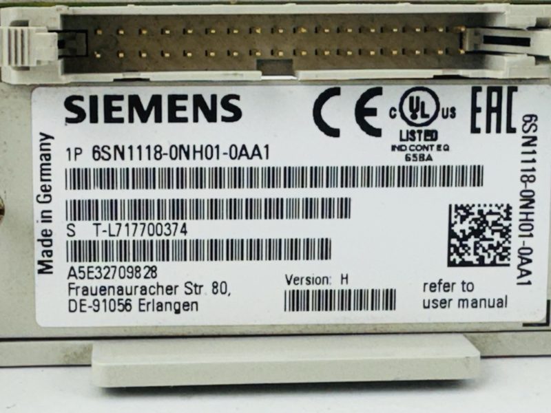 Сервоусилитель Siemens 6SN1118-0NH01-0AA1