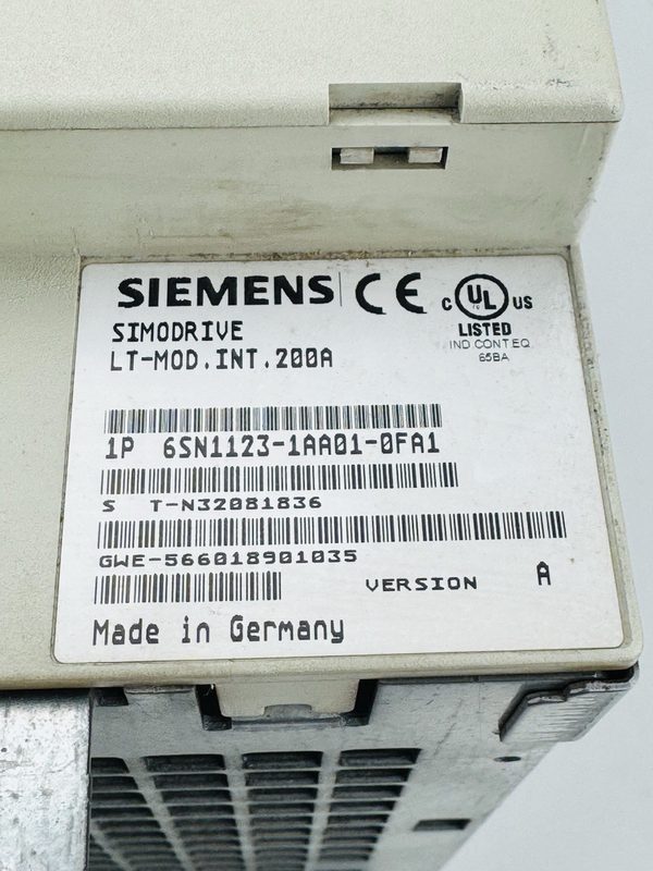 Сервоусилитель Siemens 6SN1123-1AA01-0FA1