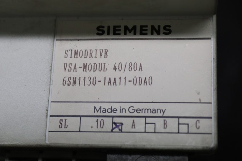 Сервоусилитель Siemens 6SN1130-1AA11-0DA0