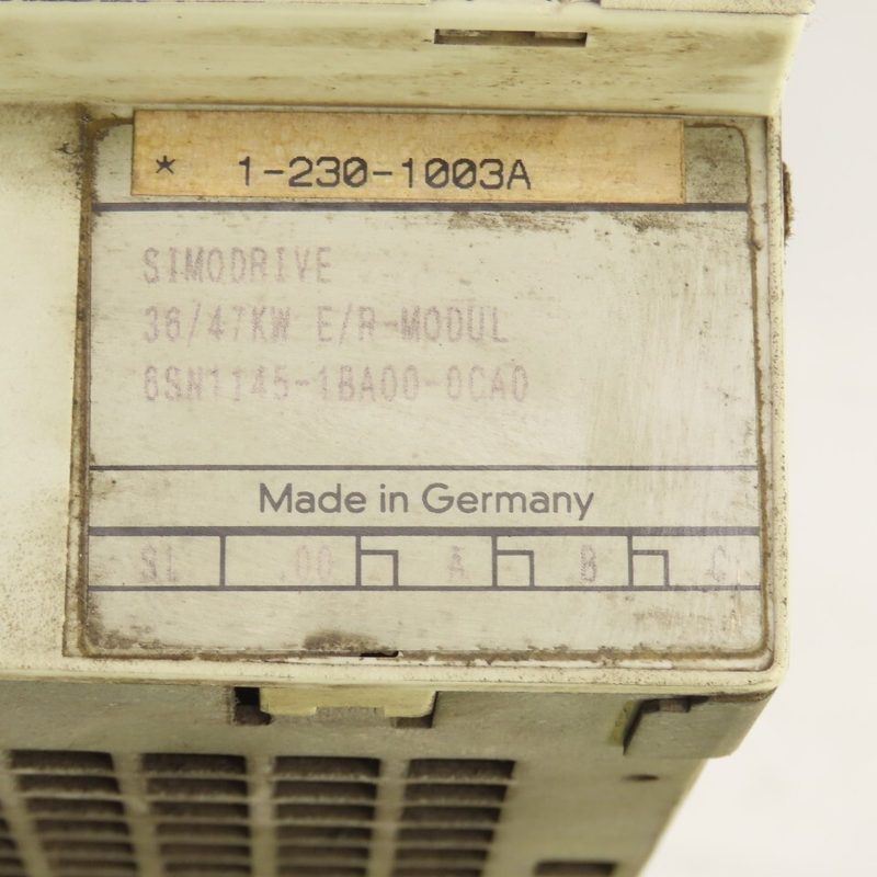 Сервоусилитель Siemens 6SN1145-1BA00-0CA0